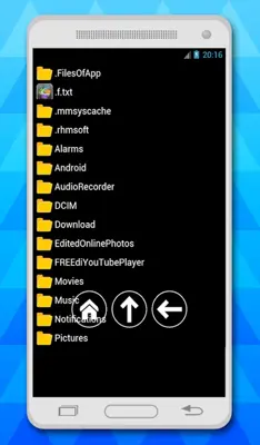 File system android App screenshot 2